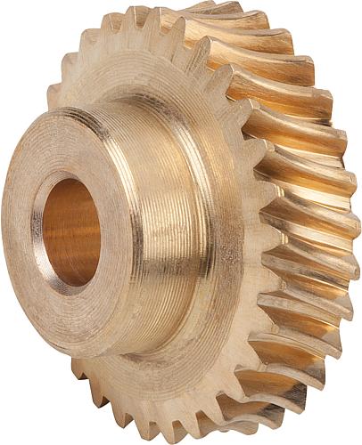 SCHNECKENRAD, RECHTSGÄNGIG, U=80:1, A=17, D2=24, MESSING