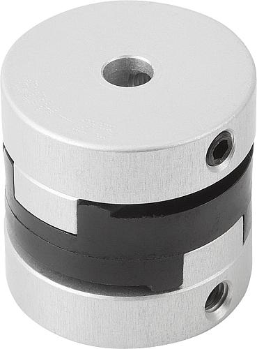 KREUZSCHIEBERKUPPLUNG KLEMMUNG MIT GEWINDESTIFT GR.32 L=32 ALUMINIUM, MINI, K...