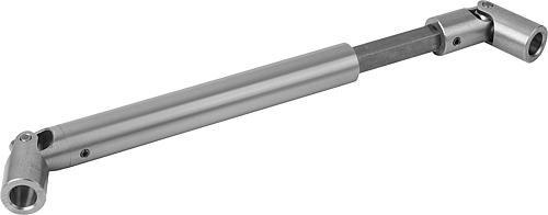 KREUZGELENKWELLE AUSZIEHBAR D=20, L=420, STAHL BLANK
