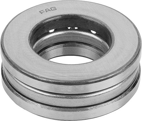 AXIAL-RILLENKUGELLAGER FAG, EINSEITIG WIRKEND MIT KÄFIG, 51210, D=50, D1=78, ...