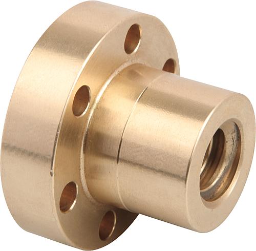 TRAPEZGEWINDEMUTTER LINKSGEWINDE, EINGÄNGIG, TR 50X8, L=75, D1=72, D2=110, RO...