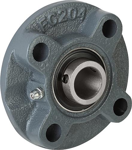 GEHÄUSELAGEREINHEIT FLANSCHLAGER, UCFC, D=60, GRAUGUSS