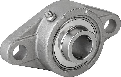 GEHÄUSELAGEREINHEIT FLANSCHLAGER, MUCFL, D=50, EDELSTAHL