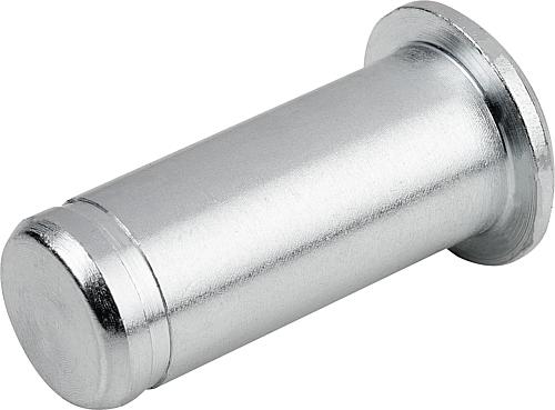 BOLZEN MIT EINSTICH FÜR SICHERUNGSRING D1=20, A=40,5 EDELSTAHL