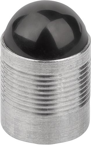 DICHTSTOPFEN, D1=22 EDELSTAHL, BLANK, KOMP:WÄLZLAGERSTAHL, VERGÜTET