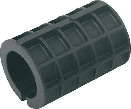 REDUZIERHÜLSE FÜR RUNDROHRE A=25,25, B=30, THERMOPLAST SCHWARZ