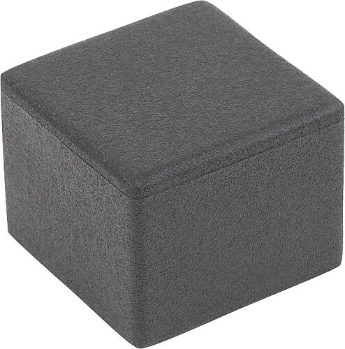 SCHUTZKAPPE, FORM:B RECHTECKIG, A=40, B=20 POLYETHYLEN SCHWARZ, FÜR RECHTECKI...
