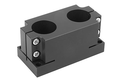 SOCKEL DOPPELT GR.40, D=40 120X60X50 ALUMINIUM
