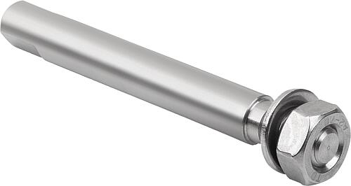 BOLZEN FÜR DOPPELKLEMME, D=16, L=80 EDELSTAHL 1.4301, BLANK