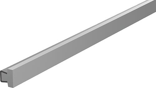 SEITENFÜHRUNG FÜR KONISCHES HALTEPROFIL, FLACH, L=2000, B=21, PE-UHMW WEISS, ...
