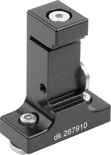 HALTERUNG FÜR PRISMA, H=52, L=16, ALUMINIUM HARTBESCHICHTET, FÜR T-NUT
