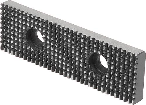 EINSCHRAUBBACKE FÜR ZENTRISCHSPANNER 126X11,5, FORM:C STAHL, GERIFFELT