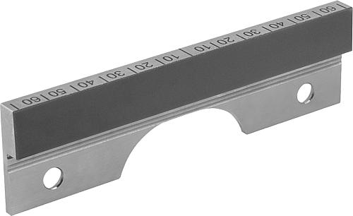 SPANNBACKEN, GLATTE AUSFÜHRUNG, B=125, H=35, WERKZEUGSTAHL