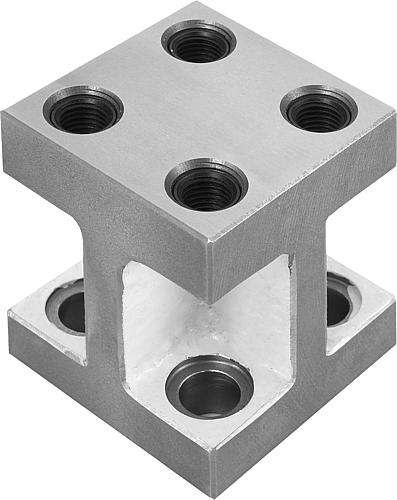 HÖHENBLOCK KURZE AUSFÜHRUNG, FORM:H, L=85, H=125, D1=M16 GJL300, MIT GEWINDEB...