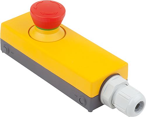 NOT-HALT-TASTER MINIBOX, SELBSTÜBERWACHT=NEIN, FEDERKRAFTKLEMME, ANZAHL ÖFFNE...