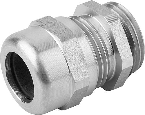 KABELVERSCHRAUBUNG MIT STANDARD GEWINDELÄNGE, D=M40X1,5, D1=19-27, L=8, EDELS...