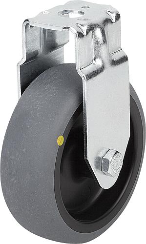 BOCKROLLE OHNE FESTSTELLSYSTEM THERMOPLAST, ELEKTRISCH LEITFÄHIG, KOMP:STAHL,...