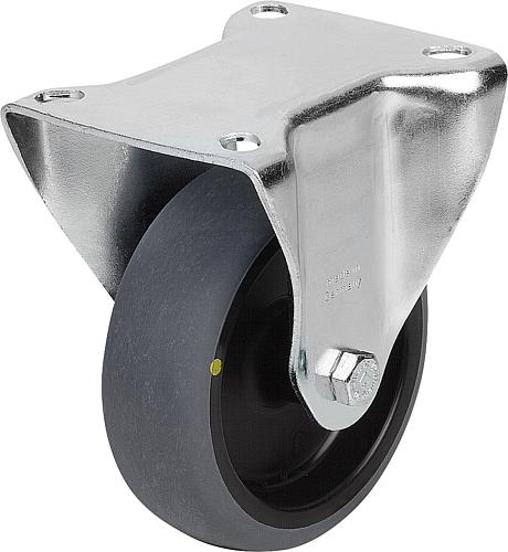 BOCKROLLE OHNE FESTSTELLSYSTEM THERMOPLAST, ELEKTRISCH LEITFÄHIG, KOMP:STAHL,...