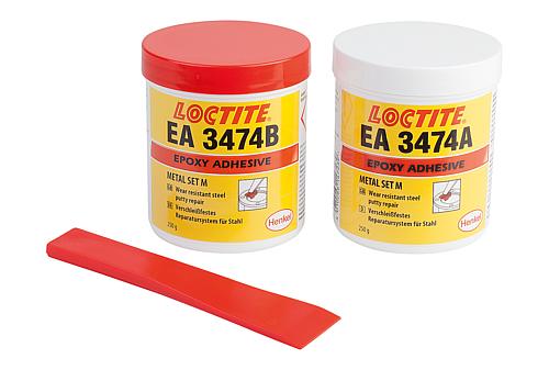 LOCTITE EPOXY-FLÜSSIGMETALL, LOCTITE-NR=3474, 500 G DOSEN-SET, UN1759 + UN308...