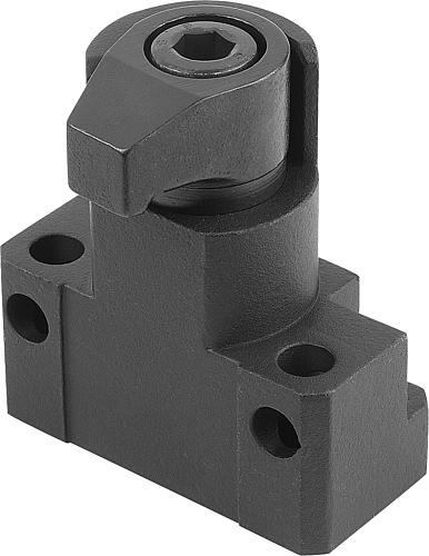 SPANNHAKEN MIT WINKELAUFNAHME, M16, B4=16,5, VERGÜTUNGSSTAHL
