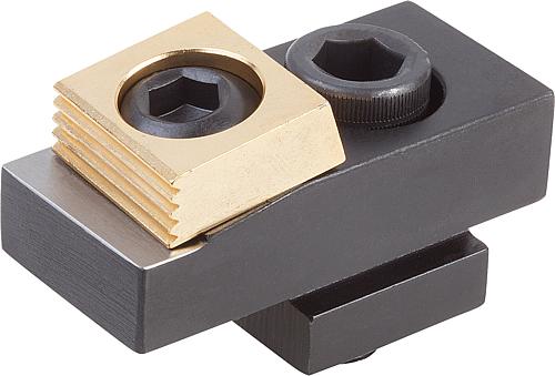 SPANN-EXZENTERSCHRAUBE MIT KLEMMSTÜCK STAHL, MIT AUFLAGE, B=18