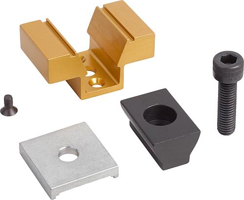 KEILSPANNER MIT BEARBEITUNGSZUGABE D=M16, L=63,5, ALUMINIUM ELOXIERT, KOMP:EI...