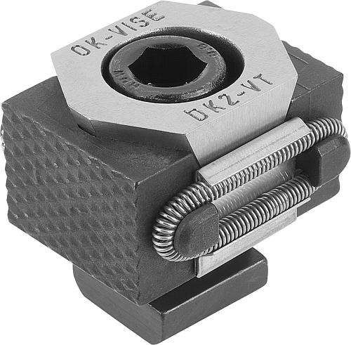 KEILSPANNER GERIFFELT, B=56 FÜR T-NUT G=18, WERKZEUGSTAHL GEHÄRTET, KOMP:WERK...