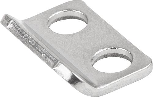 GEGENHAKEN FÜR SPANNVERSCHLUSS, MIT SPANNBÜGEL, FORM:A, EDELSTAHL 1.4301 BLANK