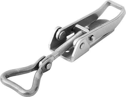 SPANNVERSCHLUSS MIT SPANNHAKEN BEW. EINST., ANSCHRAUBBOHRUNG SICHTBAR, FORM:A...