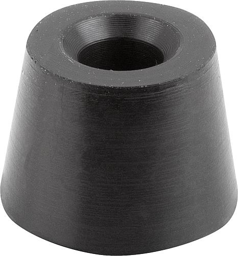 DRUCKSTÜCK MIT BOHRUNG NEOPREN Ø BOHRUNG 4,5