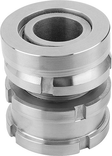 HÖHENVERSTELL-ELEMENT M.KUGEL-AUSGLEICHSSCHEIBE, MIT KONTERMUTTER, D1=M60X2, ...