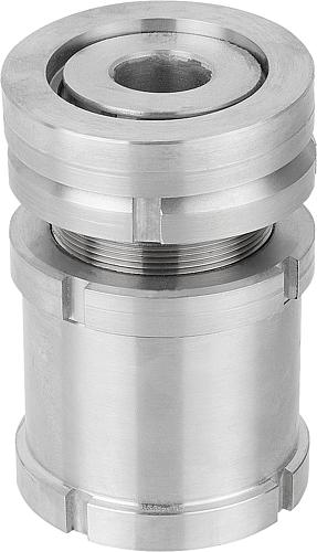 HÖHENVERSTELL-ELEMENT M.KUGEL-AUSGLEICHSSCHEIBE, MIT KONTERMUTTER, D1=M60X2, ...