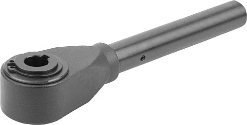 SPANNER, GR.5 X=36, A=400, FORM:0°, VERGÜTUNGSSTAHL BRÜNIERT, KOMP:AUTOM.STAHL