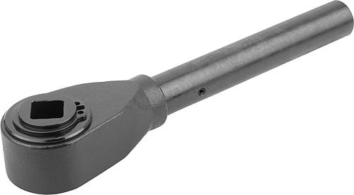 SPANNER, GR.5, SW=32, A=400, FORM:0°, VERGÜTUNGSSTAHL BRÜNIERT, KOMP:AUTOM.STAHL