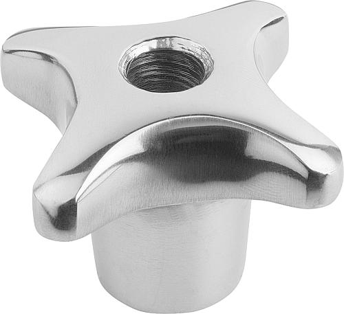 KREUZGRIFF DIN6335, D=16, D1=80, H=50, FORM:B, ALUMINIUM