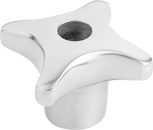 KREUZGRIFF DIN6335 D=M16, D1=80, H=50, FORM:D, ALUMINIUM
