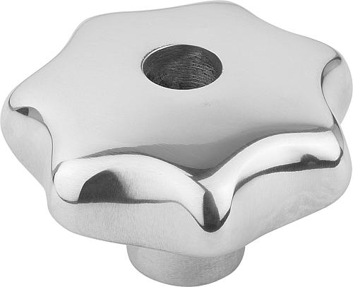 STERNGRIFF ÄHNLICH DIN6336 D=M16, D1=80, H=50, FORM:D MIT AUFGEBOHRTEM GEWIND...