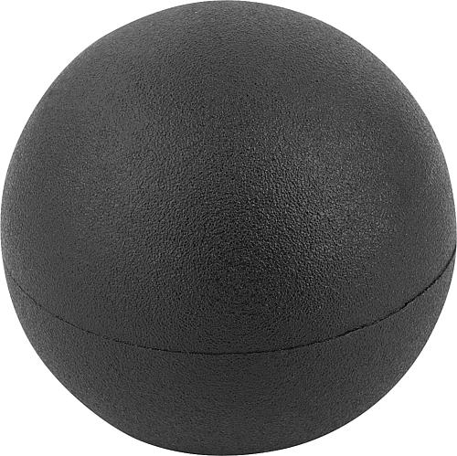 KUGELKNOPF DIN319 ERWEITERT D1=32, FORM:E MIT GEWINDEBUCHSE M10, THERMOPLAST ...