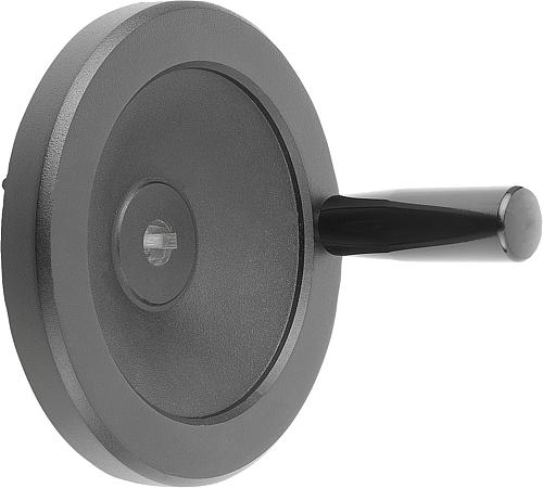 SCHEIBENHANDRAD D1=250 PASSBOHRUNG MIT NUT D2=24H7, B3=8, T=27,3 ALUMINIUM, S...
