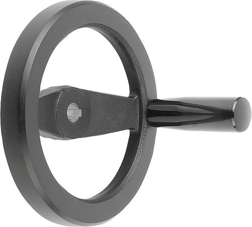 2-SPEICHENHANDRAD D1=250 PASSBOHRUNG MIT NUT D2=26H7, B3=8, T=29,3, ALUMINIUM...