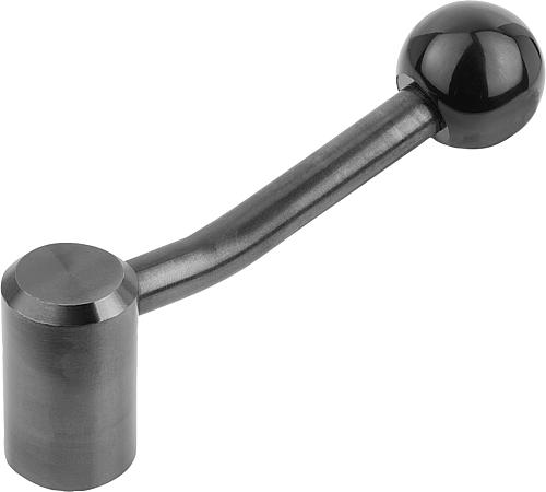 SPANNHEBEL GR.4 M20, A=123, FORM:20°, STAHL, KOMP:KUNSTSTOFF