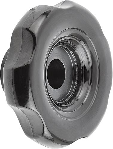 HANDRAD D1=83 PASSBOHRUNG D2=0,625, DUROPLAST, OHNE GRIFF