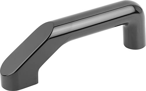 BÜGELGRIFF, A=140, L=170, D=M08 DUROPLAST, SCHWARZ, KOMP:STAHL