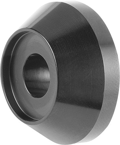 ABSCHLUSSSCHEIBE RUND, D=M08 ALUMINIUM, VPE=2 FÜR BÜGELGRIFF D=18