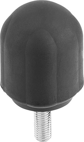 SPANNGRIFF HOCH D=M10X50 D1=47,8 H=62,2, FORM:L THERMOPLAST, KOMP:STAHL