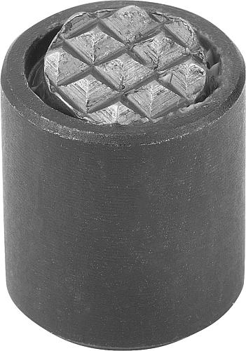 PENDELAUFLAGE MIT O-RING M05, D1=13, DK=10, FORM:F, VERGÜTUNGSSTAHL VERGÜTET ...