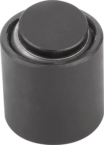 PENDELAUFLAGE MIT O-RING, M12 D1=36, FORM:C VERGÜTUNGSSTAHL, AUSWECHSELBARE E...