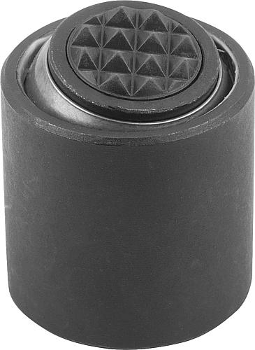 PENDELAUFLAGE MIT O-RING, M12 D1=36, FORM:M VERGÜTUNGSSTAHL, AUSWECHSELBARE E...