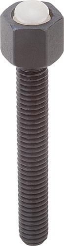 PENDELAUFLAGE MIT O-RING, FORM:K VERGÜTUNGSSTAHL, VERSTELLBAR, KOMP:POLYACETA...