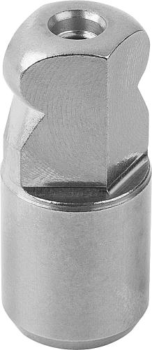 AUFNAHMEBOLZEN INNENGEWINDE EINSEITIG GR.1 C=20, A=20, G=M05, FORM:C MIT KUGE...